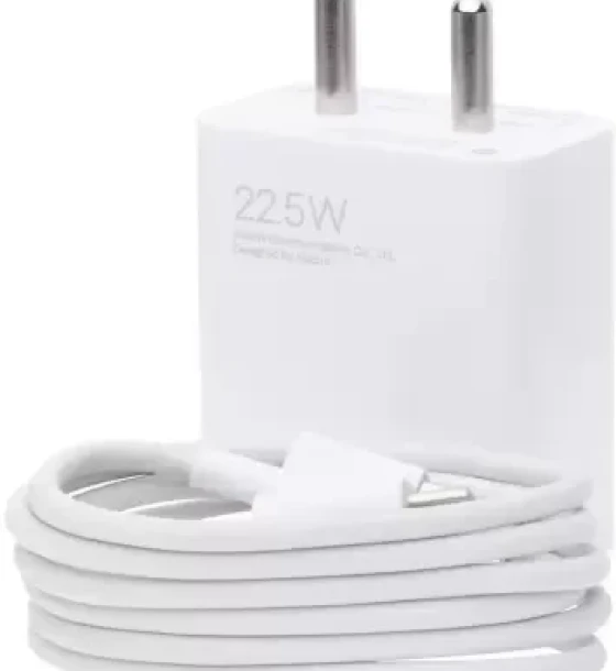 Mi Fast USB Type C 22.5W charger combo for Mobiles with detachable USB cable
